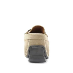 Bruno Magli Xander Suede Driving Moccasin Taupe Outlet