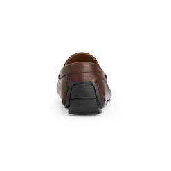 Bruno Magli Xane Casual Leather Driving Moccassin-Brown / New
