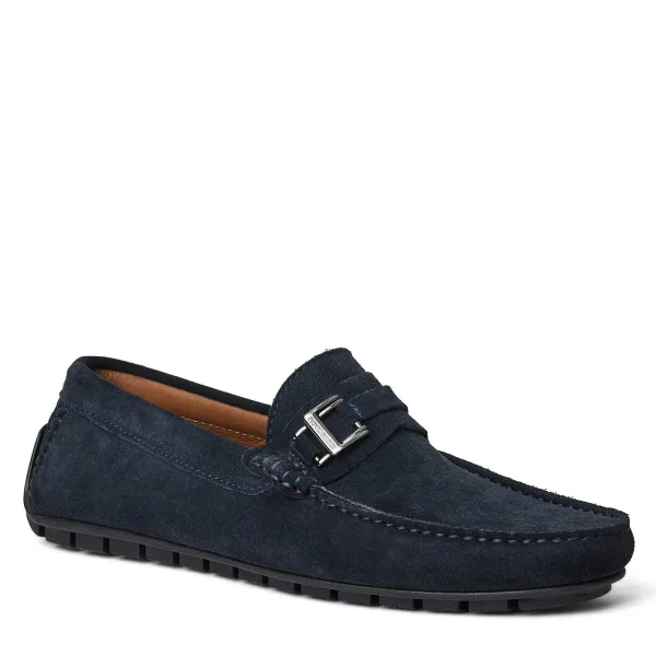 Bruno Magli Xanto Casula Moccasin Navy Suede Sale