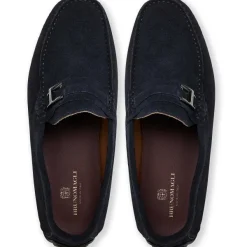 Bruno Magli Xanto Casula Moccasin Navy Suede Discount